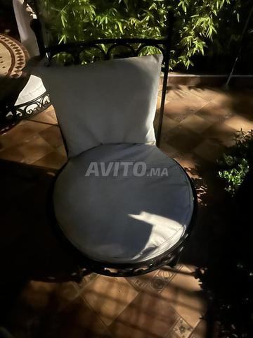 🌿 Chaises et table de jardin en fer forgé - 2