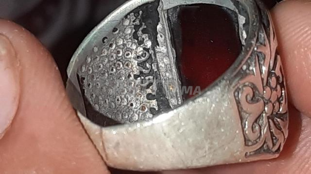 خاتم فضة رجالي... فضة إسترلينية - 2