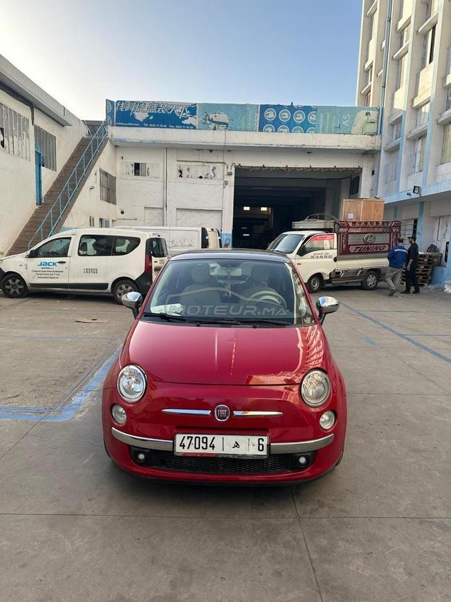 Fiat 500 rouge automatique 