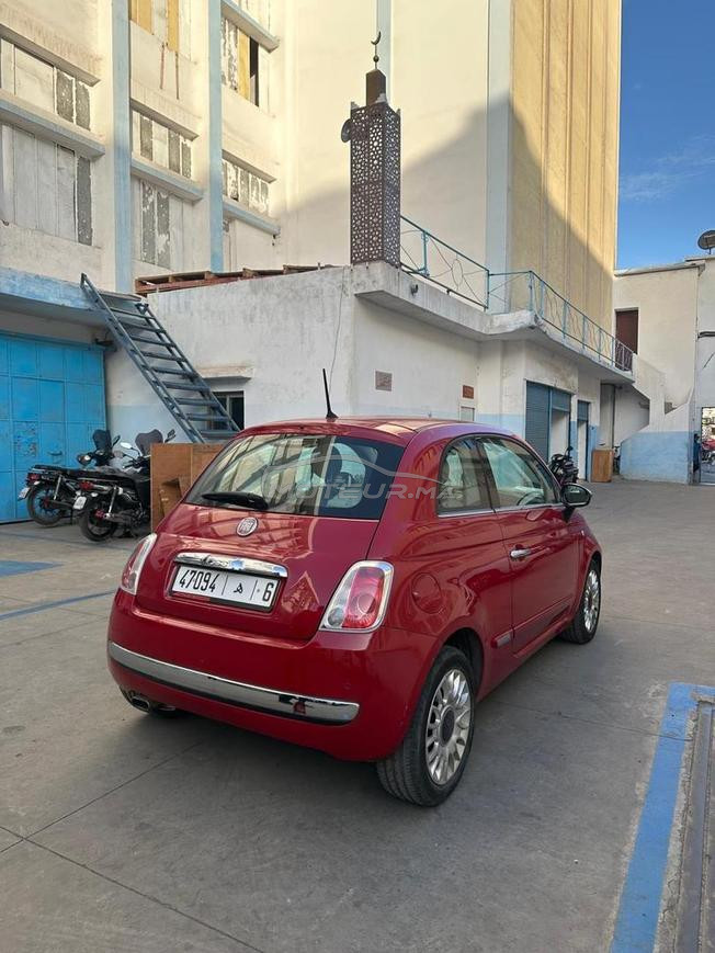 Fiat 500 rouge automatique 