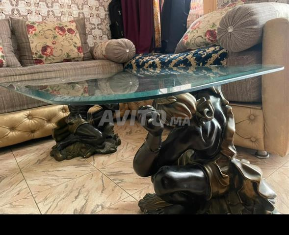 Table basse vintage style Black amoor