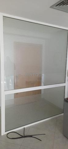 Cloisons de bureau en aluminium avec verre - 2