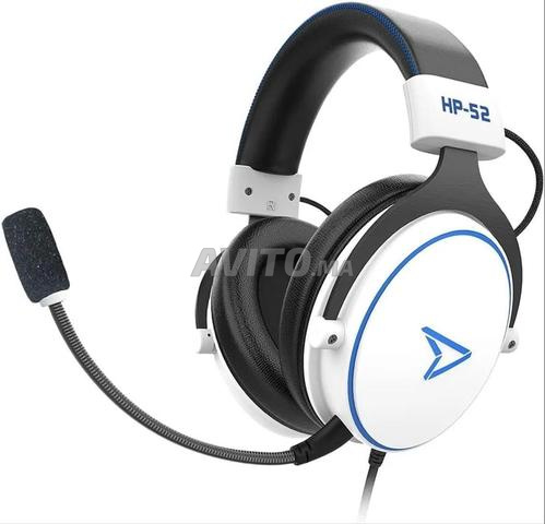سماعة ألعاب Steelplay HP52-2 PS4 PS5 بيضاء - 2