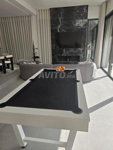 Table de billard 🎱 noir et blanc - 2