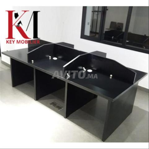 👥 Bureau Open Space pour Travail en Équipe - 2