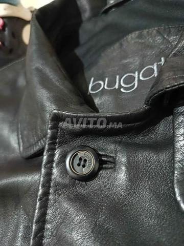 BUGATTI Veste en cuir véritable XL - 2