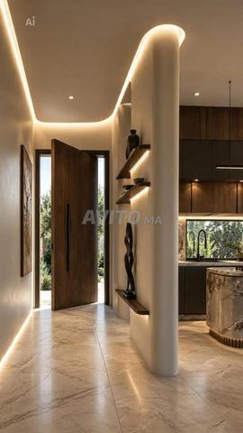 Villa de Plain Pied Vue Atlas, 3 Suites, Piscine