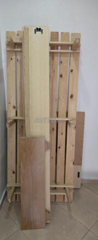 2 lits sans matelas presque neuf - 2