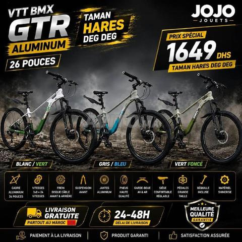Vélo VTT BMX GTR 26 pouces 🎉🎊 - 2