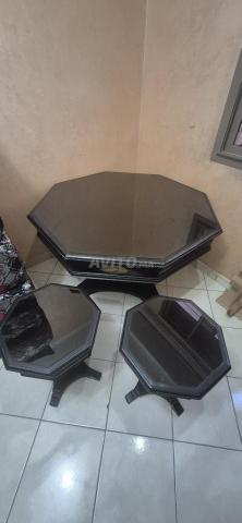 table rond avec deux sondrier  - 2