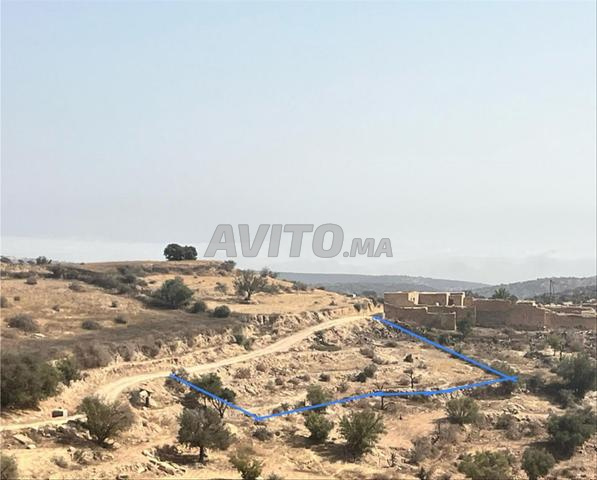 Terrain constructible à Tighirt Oufella près de l'eau à Agadir