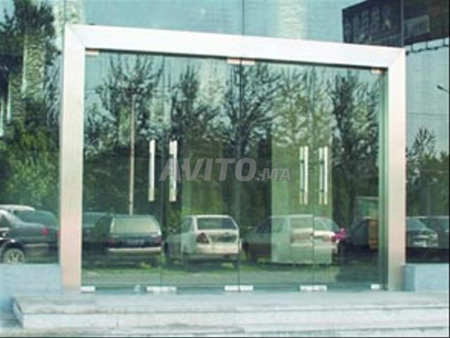 Menuiserie aluminium double vitrage vitre vitrine - 2