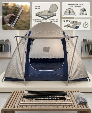 Tente de camping 2-3 personnes complète - 2