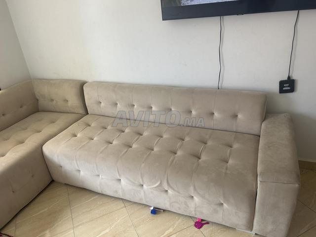 Canapé beige à vendre en bon état - 2
