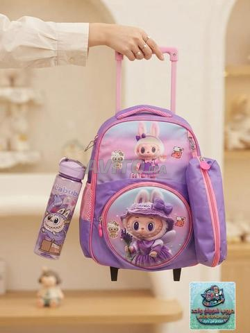 Cartable + trousse à roulettes 2 pièces 😍💥 - 2