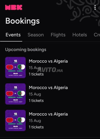 Billets Maroc vs Algérie Wafcon⚽️⚽️