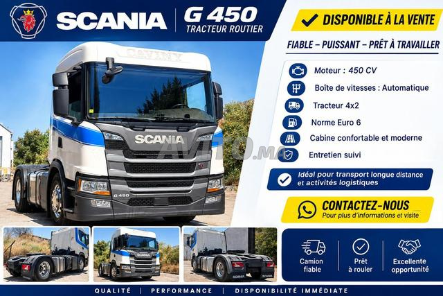 À VENDRE - SCANIA G450 - CAMION PORTE-CHAR