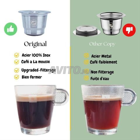 Capsule Métallique Nespresso Réutilisable inox - 2
