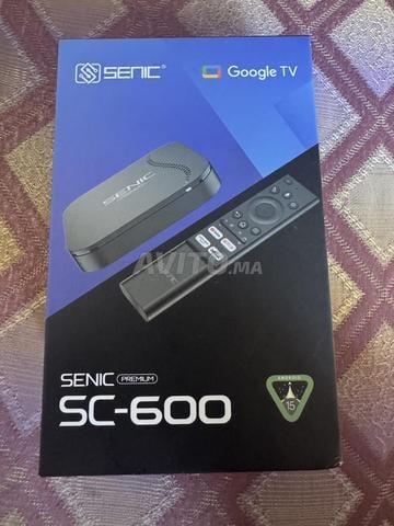 Boîtier TV Senic SC-600, 1 an de garantie, télécommande Bluetooth