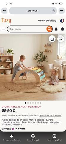 Arche d'escalade en bois Rainbow Climbing Arch