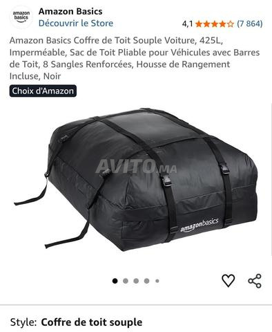 Coffre de toit voiture amazon souple, Noir, 425 l - 2