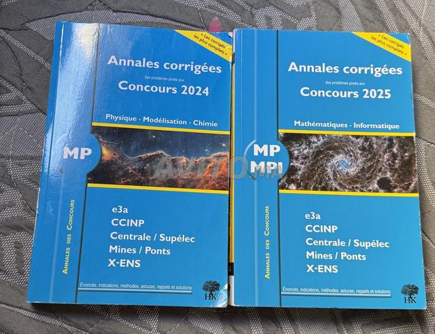 Annales corrigées Maths/Info et Physique/SI/Chimie