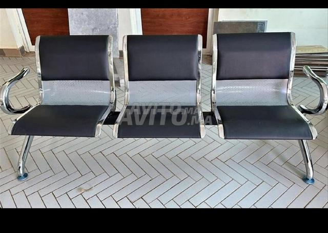 Chaises d'accueil 3 places - 2