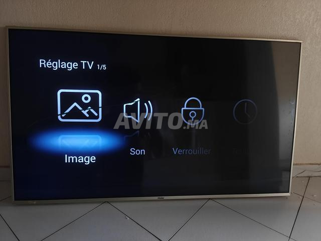 TV Haier 55 LED 4K, Écran cassé, Pour pièces - 2