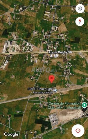 Terrain titré complet à Khouribga, superficie 28600 m² - 2