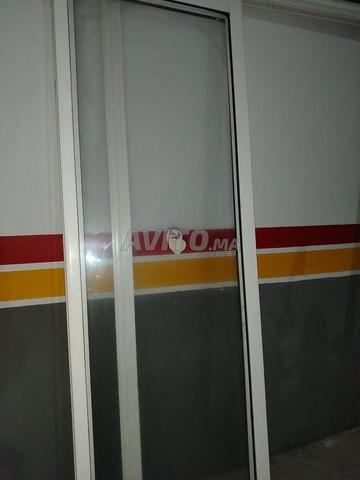 باب بالكوليس ألومنيوم مع إطار 220/132 - 2