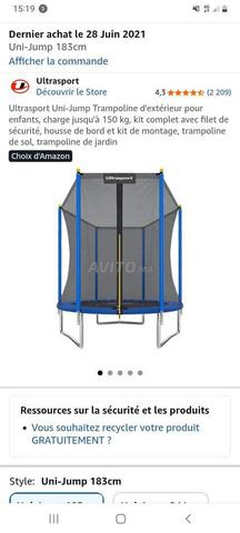 Trampoline avec filet de sécurité - 2