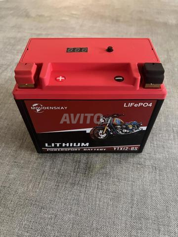 Batterie lithium pour moto, neuve 12V 10Ah