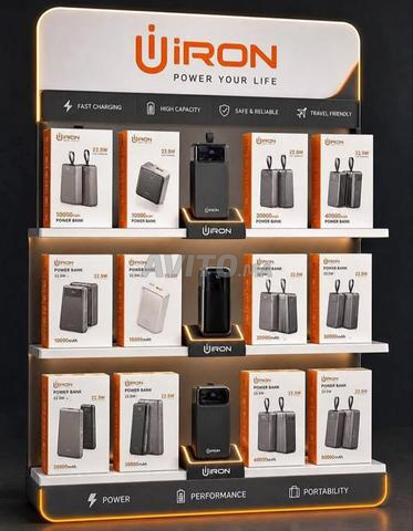 Power Bank 10000 mAh IRON ORIGINAL Charge Rapide - 2