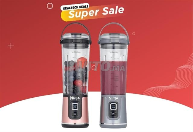 Blender Portable Ninja Blast Sans Fil Rose Argent