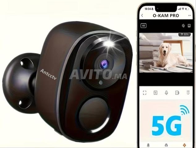 Caméra surveillance WIFI 5G sans fil HD 5000Mah - 2