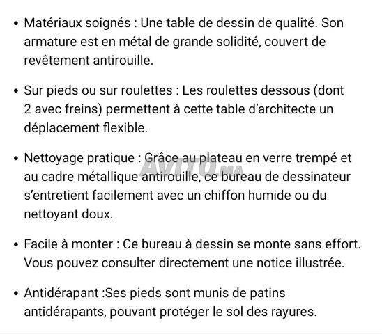 Table d'architecte - 2