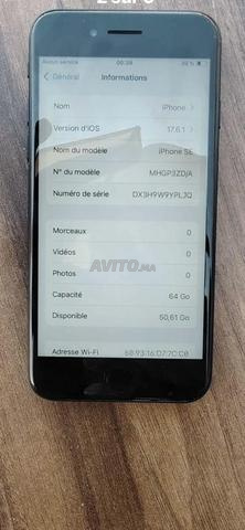 iPhone SE 2020 64 Go Batterie 90 - 2