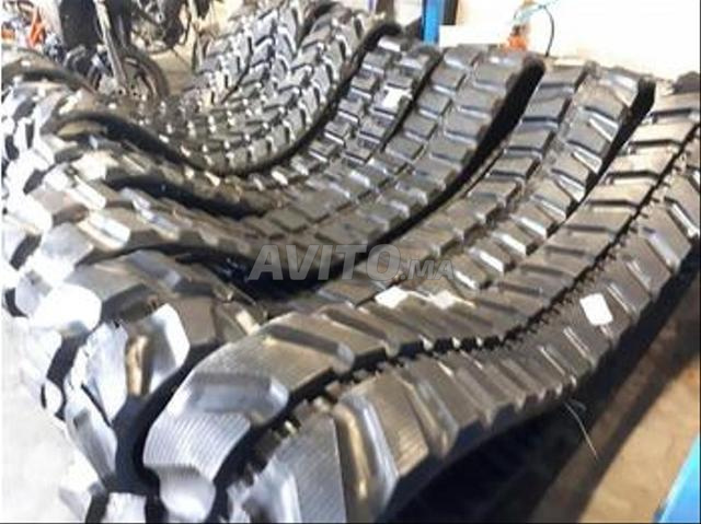 جنزير مطاطي للحفارات الصغيرة، كاتربيلر وغيرها..