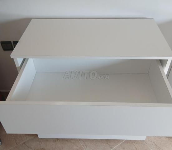 3 rangements Tiroirs blanc en MDF - 2