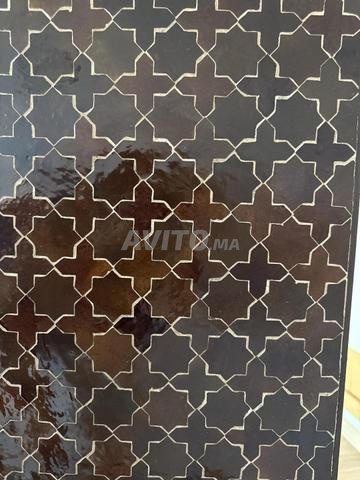 Table basse salon Zellige marron - 2