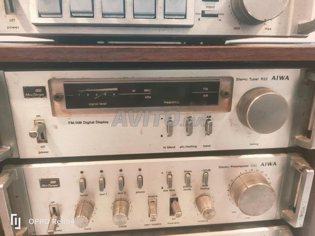 TRÈS RARE MINI CHAÎNE AIWA VINTAGE DES ANNÉES 70 - 2