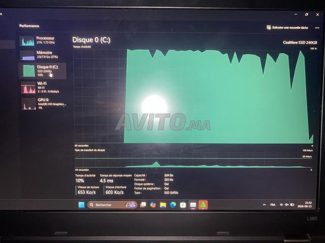 Lenovo ThinkPad i5 6ème Gén / 8GB RAM / SSD 224GB - 2
