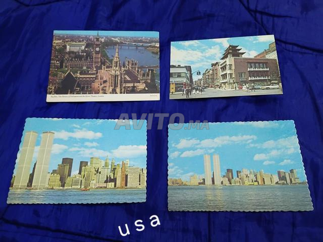 lot de cartes postales années 70