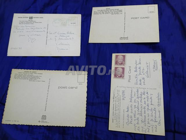 lot de cartes postales années 70 - 2