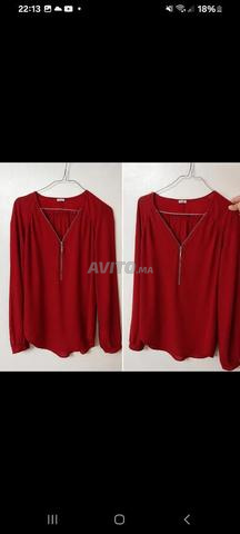 Blouse rouge Promod pour femme, très bon état - 2