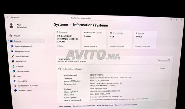 PC ASUS VIVOBOOK - 2