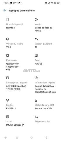 realme 5 écran changé - 2