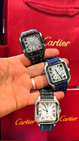 Montre Cartier Santos En Silicone Auto CR9328 - 2