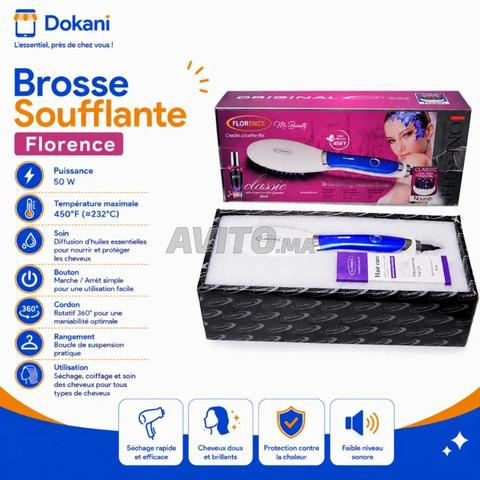 Brosse chauffante et protecteur de chaleur gratuit - 2