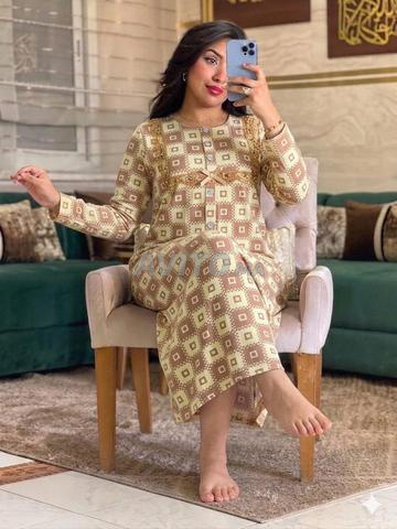 Pyjama long en tissu - 2